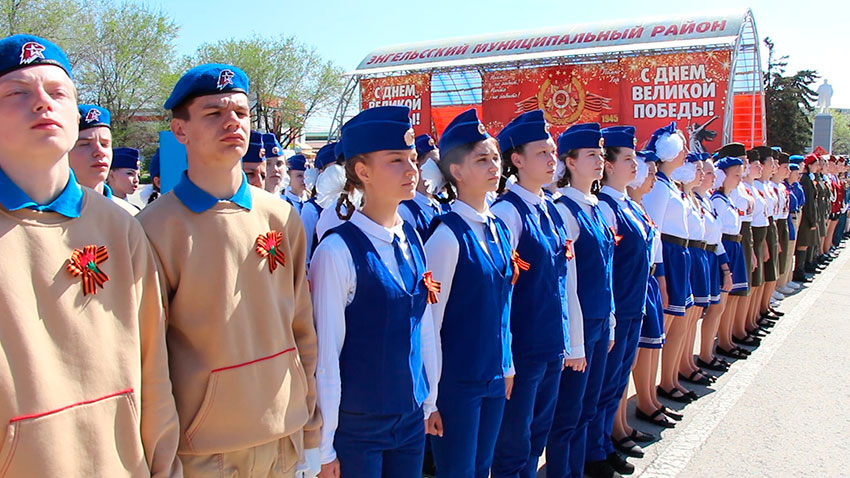 Парад ЮноАрмейцев