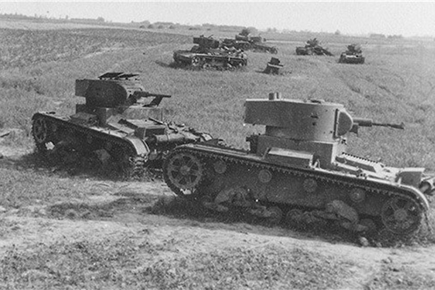 К осени 1941 года число Т-26 в РККА заметно сократилось, но...