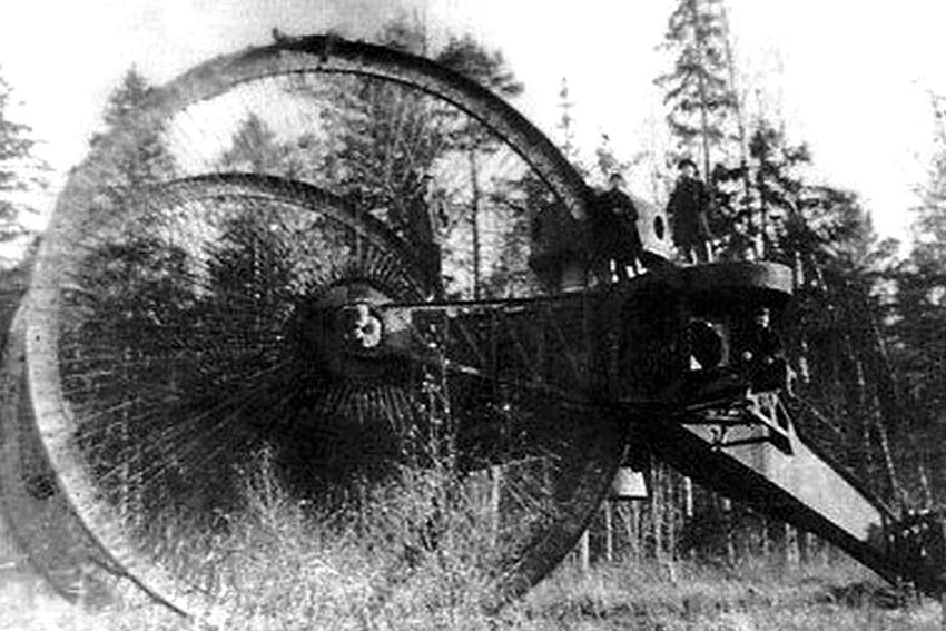 Русский экспериментальный танк, 1914 год.