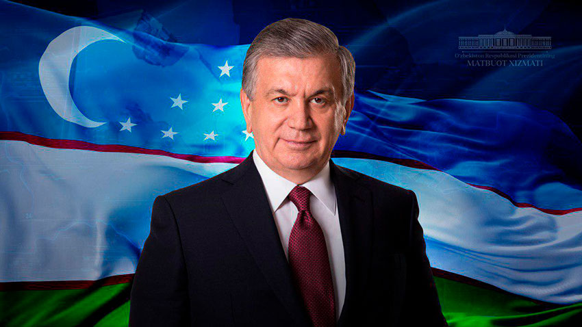 Поведение президента Узбекистана Шавката Мирзиёева в Китай...