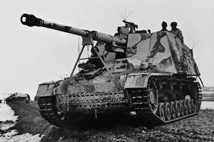 Истребители танков «Насхорн» Sd.Kfz. 164  88-го батальона тяжелых...