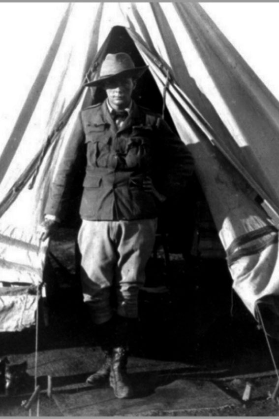 Военный корреспондент, на службе в Южной Африке, 1900 год.