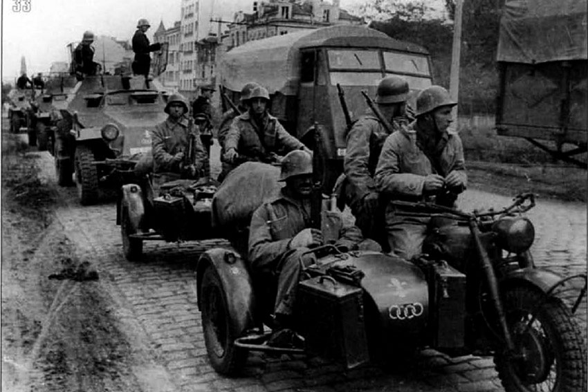 Болгарские войска на востоке Сербии в октябре 1944 год.