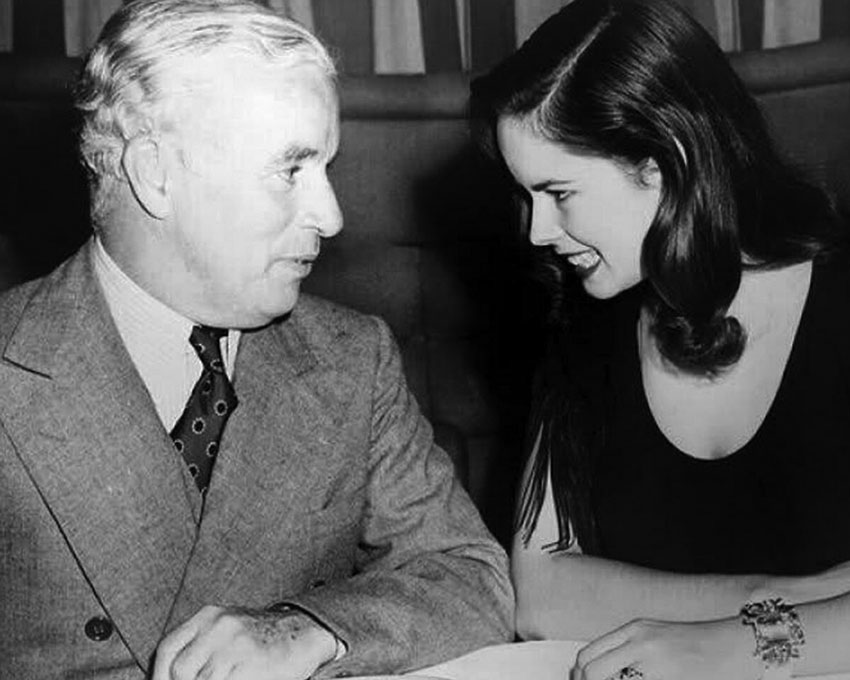 Чарли Чаплин и его жена Уна О’Нил. США. 1944 год.