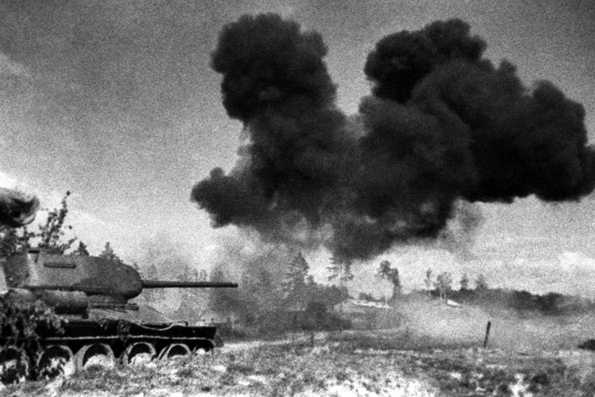 С 1943 года по февраль 1945 года – снова в действующей армии...