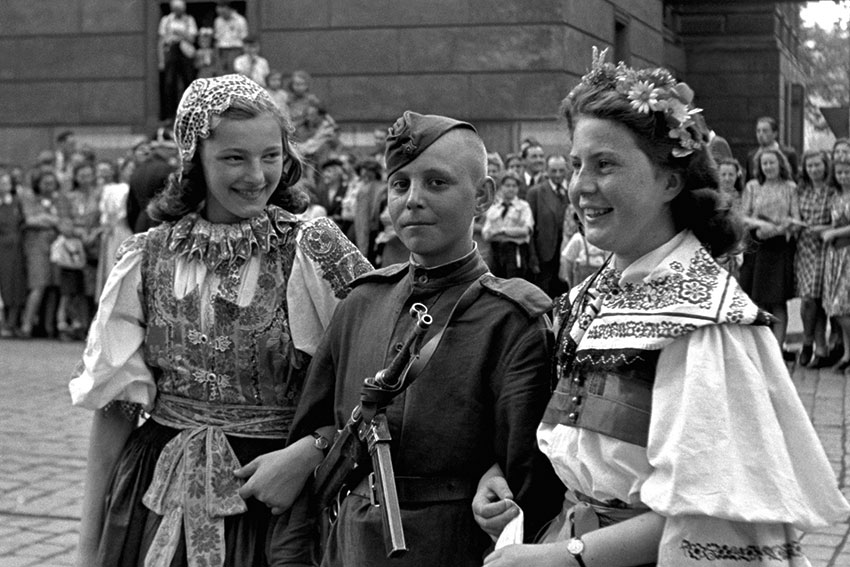 Прага, Чехословакия, май 1945 год.