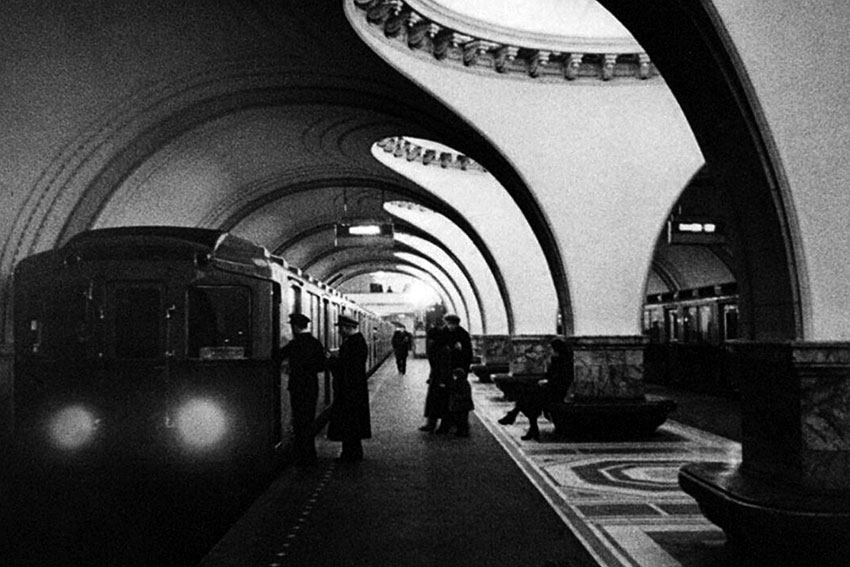 Станция метро "Сокол", 1938 год.
