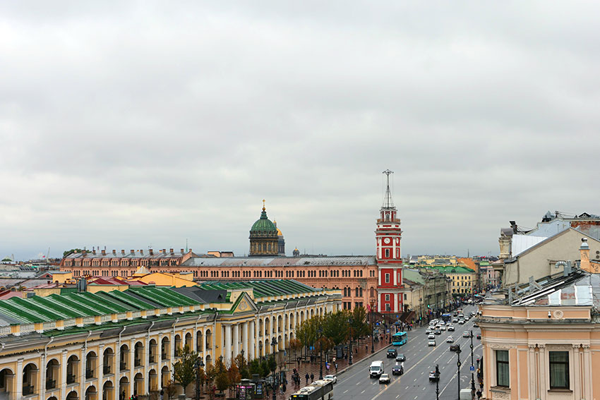 Невский проспект Казанский собор.