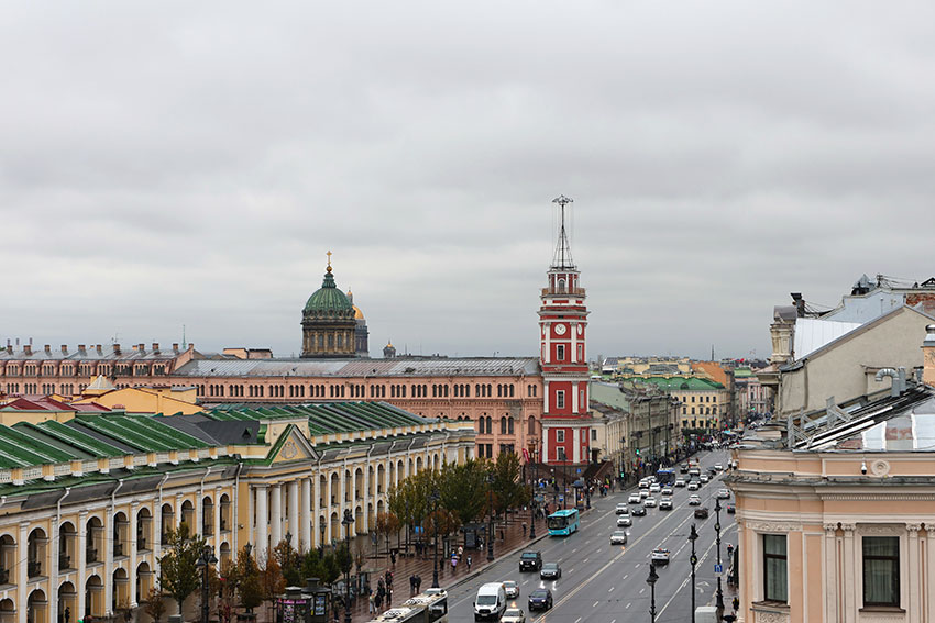 Невский проспект Казанский собор.