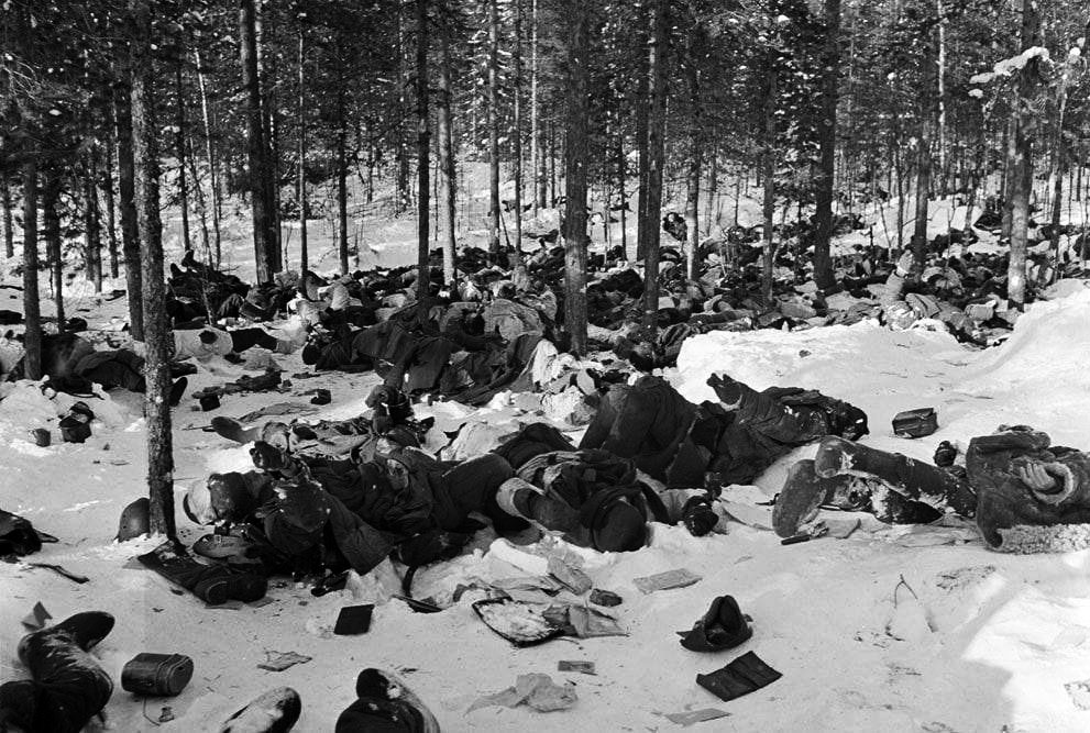 Финляндия, 1 февраля 1940 Около 400 советских солдат, погибших...