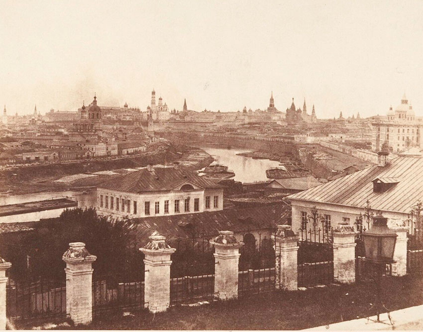 Панорама Москвы, 1852 год. Панорама Москвы, 1852 год.