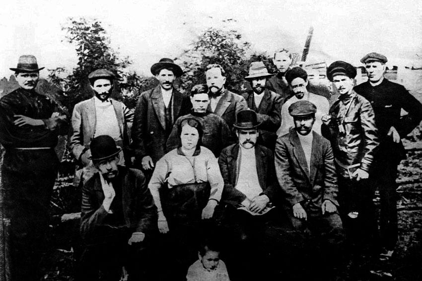 Политические ссыльные в Туруханском крае, 1915 год. Третий...