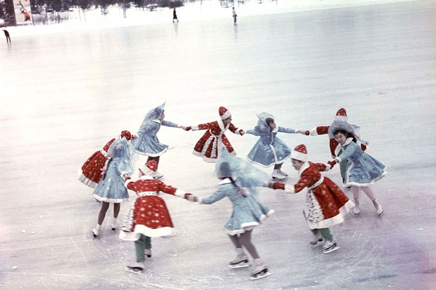 Новогодние каникулы в Москве. Воспитанники детской школы...