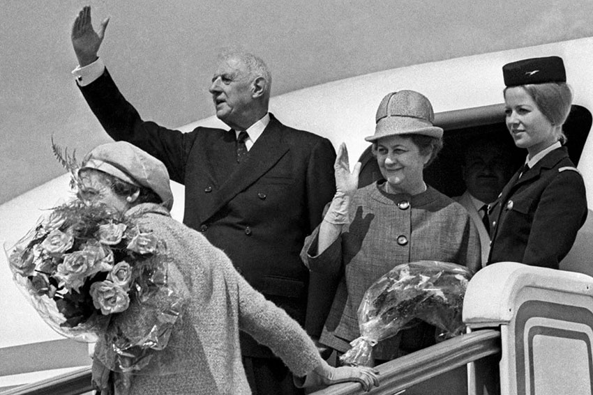 Визит Шарля де Голля в СССР, 1966 год.