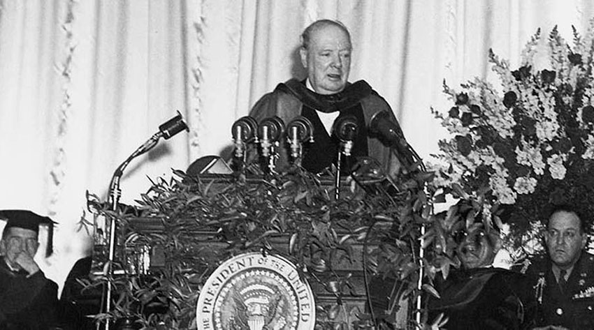 5 марта 1946 года Черчилль произнёс знаменитую Фултонскую...