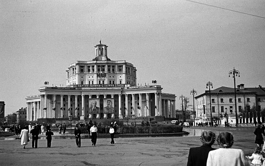 Москва, площадь Коммуны, 1952 год.
