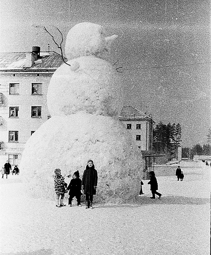 Снеговик Пенза, 1966 год.