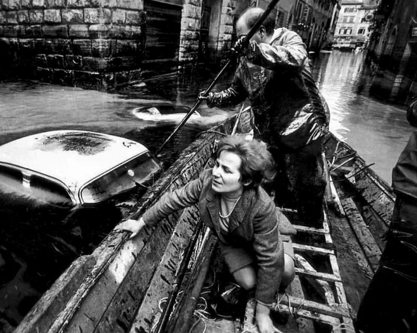 Наводнение во Флоренции, 1966 год.