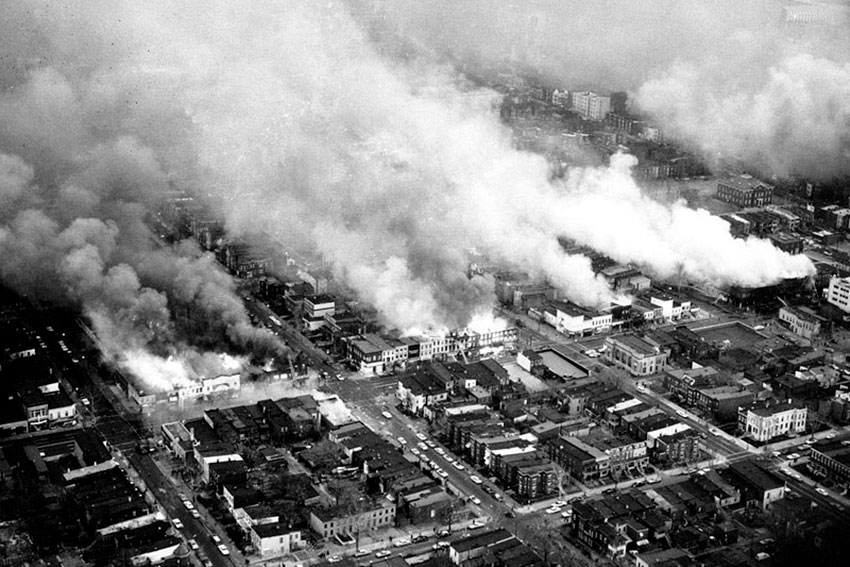 Пожары в Вашингтоне в 1968 году - последствия волнений и протестов,...