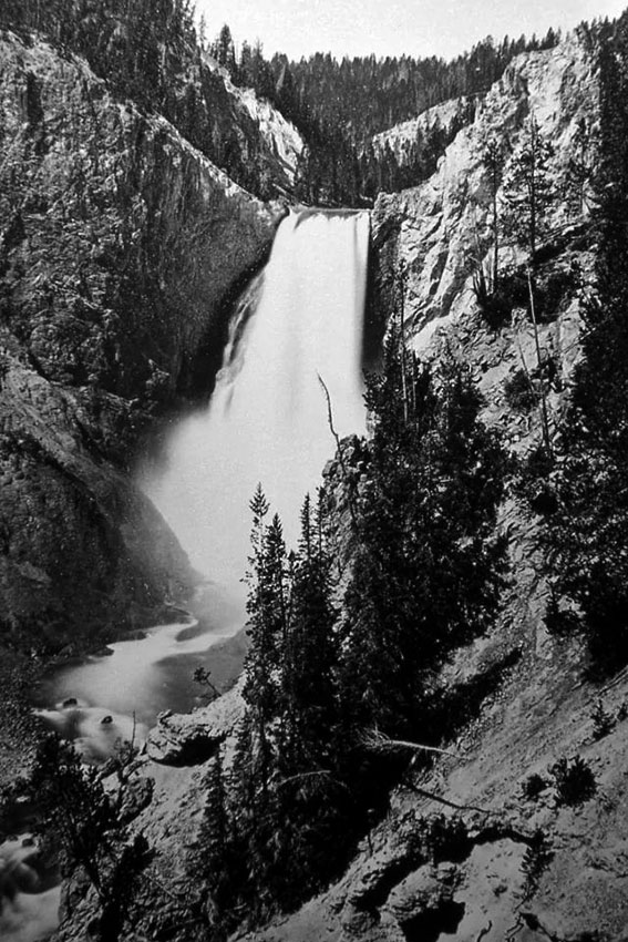 Водопады Йеллоустона, 1971 год.