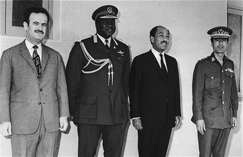 Встреча в Уганде 1972 году Хафез Асад, Иди Амин, Анвар Садат... Встреча в Уганде 1972 году Хафез Асад, Иди Амин, Анвар Садат...