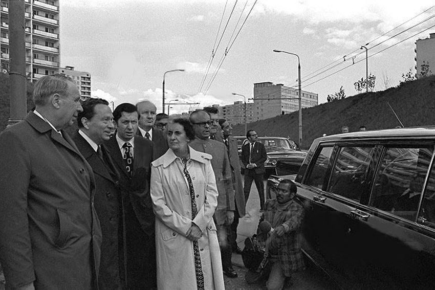 В 1976 году Москву с визитом посетила Индира Ганди. Здесь...