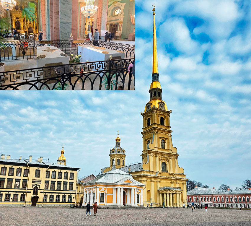Захоронения в Петропавловской крепости
