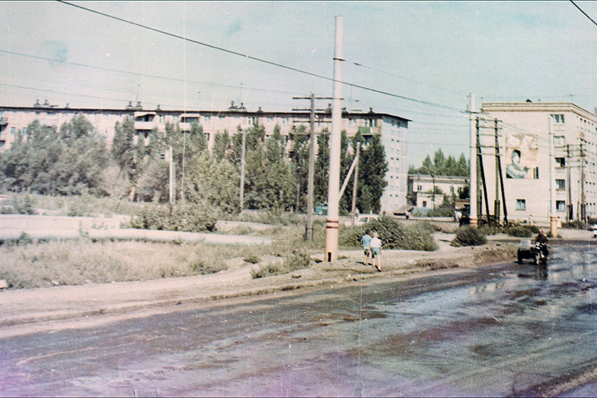 Пересечения проспекта Строителя и улицы Полтавской, 1984...