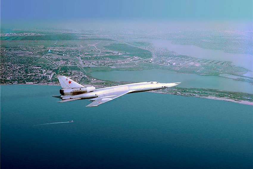 Ту-22 над Евпаторией, 1986 год.