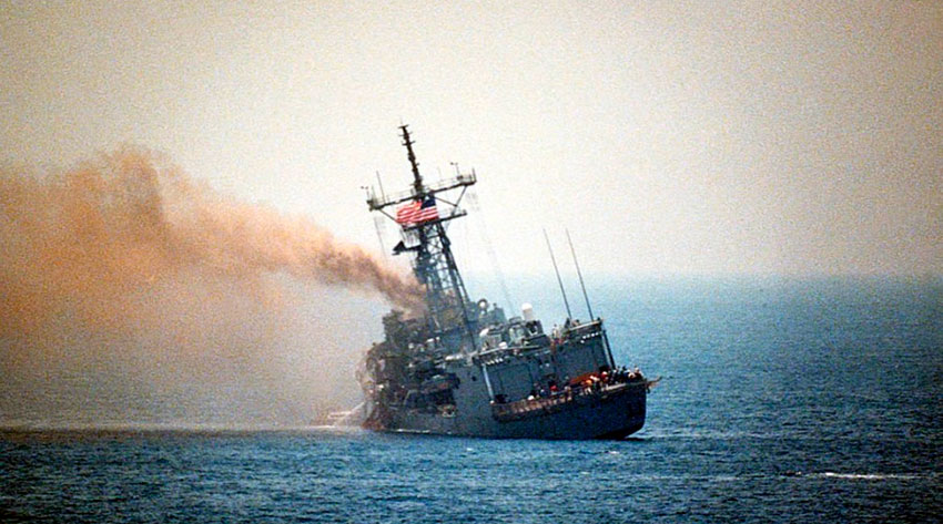 17 мая 1987 года иракский истребитель успешно атаковал американский...
