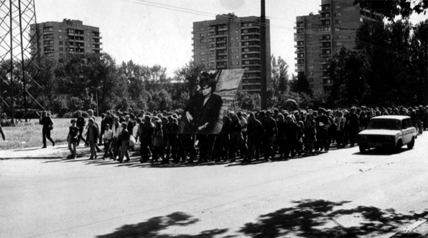Прощание с Виктором Цоем, Ленинград, 15 августа 1990 год.