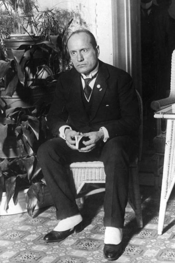 Бенито Муссолини, 1922 год.