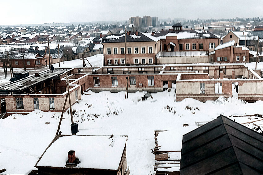 Панорама стройке ноябрь 1956 год.