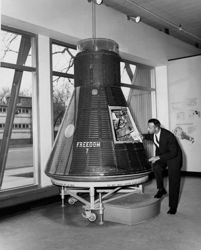 Космический корабль-капсула «Меркурий-Редстоун-3».