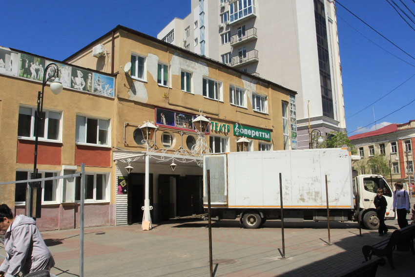 Начинается ремонт здания Саратовского театра оперетты...
