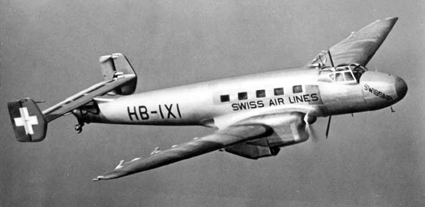 Ju-86Z  гражданского варианта. Предусматривалось размещение...