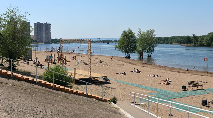 Энгельсский пляж