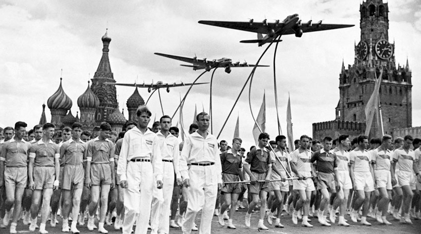Предвоенный парад.