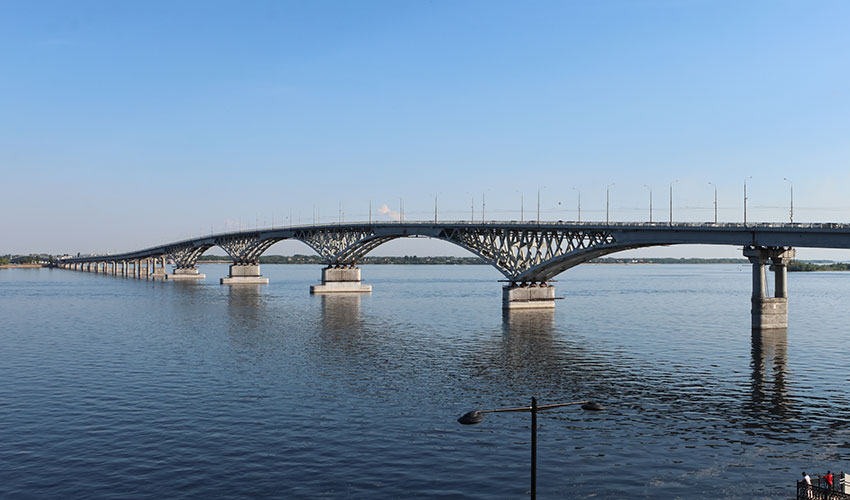 Автомобильный мост - Волга Фото