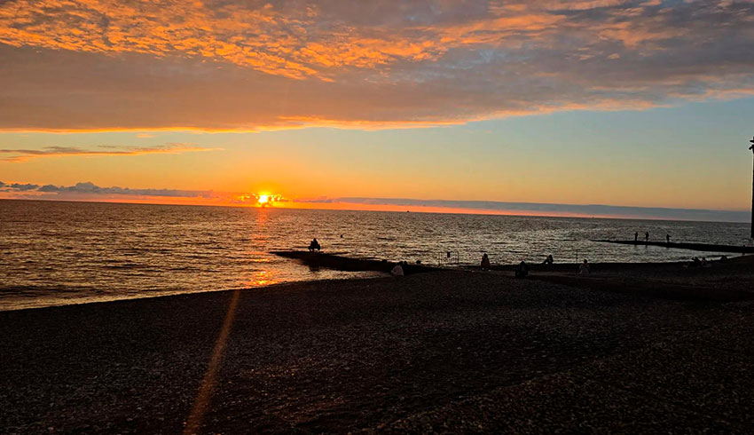 Закат Чёрного моря