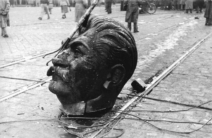 Приключения статуи Иосифа Сталина в Будапеште во время...